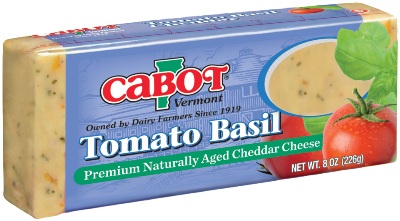 Cabot - A-Queso con Tomate y Albahaca