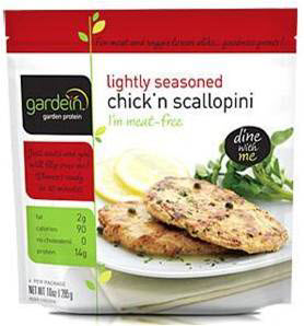 Filete de Pollo Scallopini - Proteina Vegetal